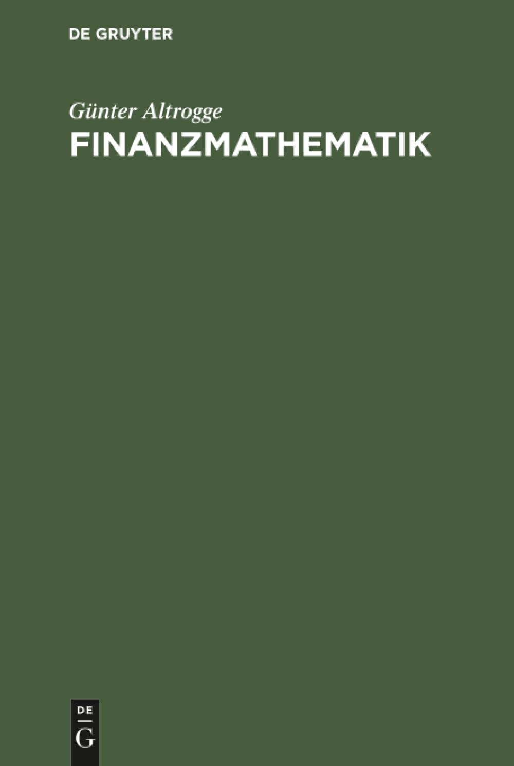 Product Image: Finanzmathematik
