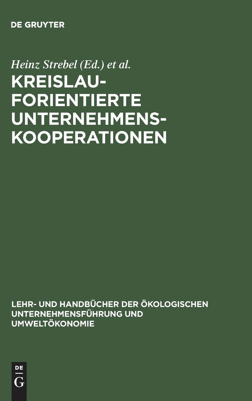 Kreislauforientierte Unternehmenskooperationen Law