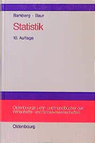 Statistik (Oldenbourgs Lehr- und Handbücher der Wirtschafts- und Sozialwissenschaften) Social Sciences