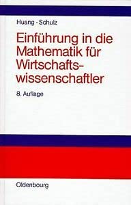 Einführung in die Mathematik für Wirtschaftswissenschaftler Business, Finance & Career