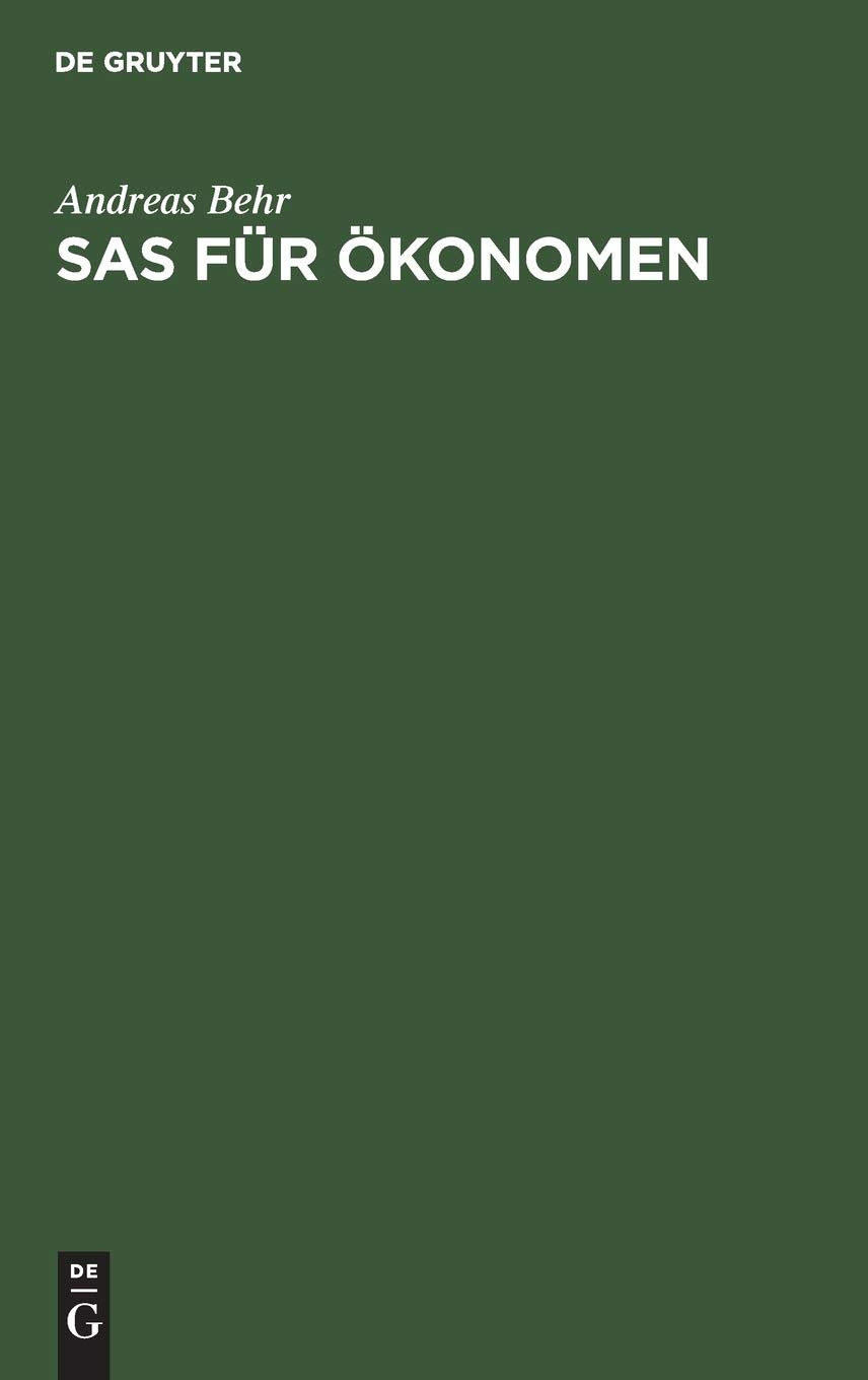 SAS für Ökonomen Law