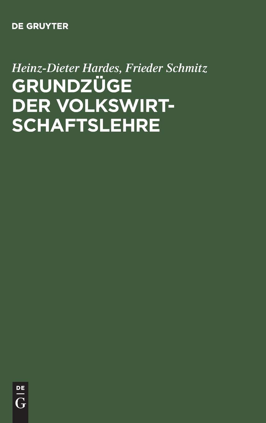 Grundzüge der Volkswirtschaftslehre Law