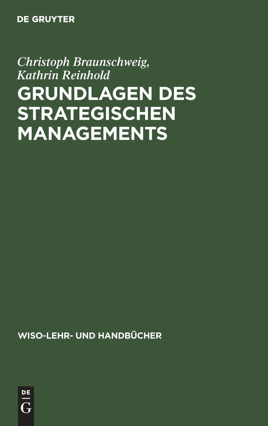 Grundlagen des strategischen Managements Law
