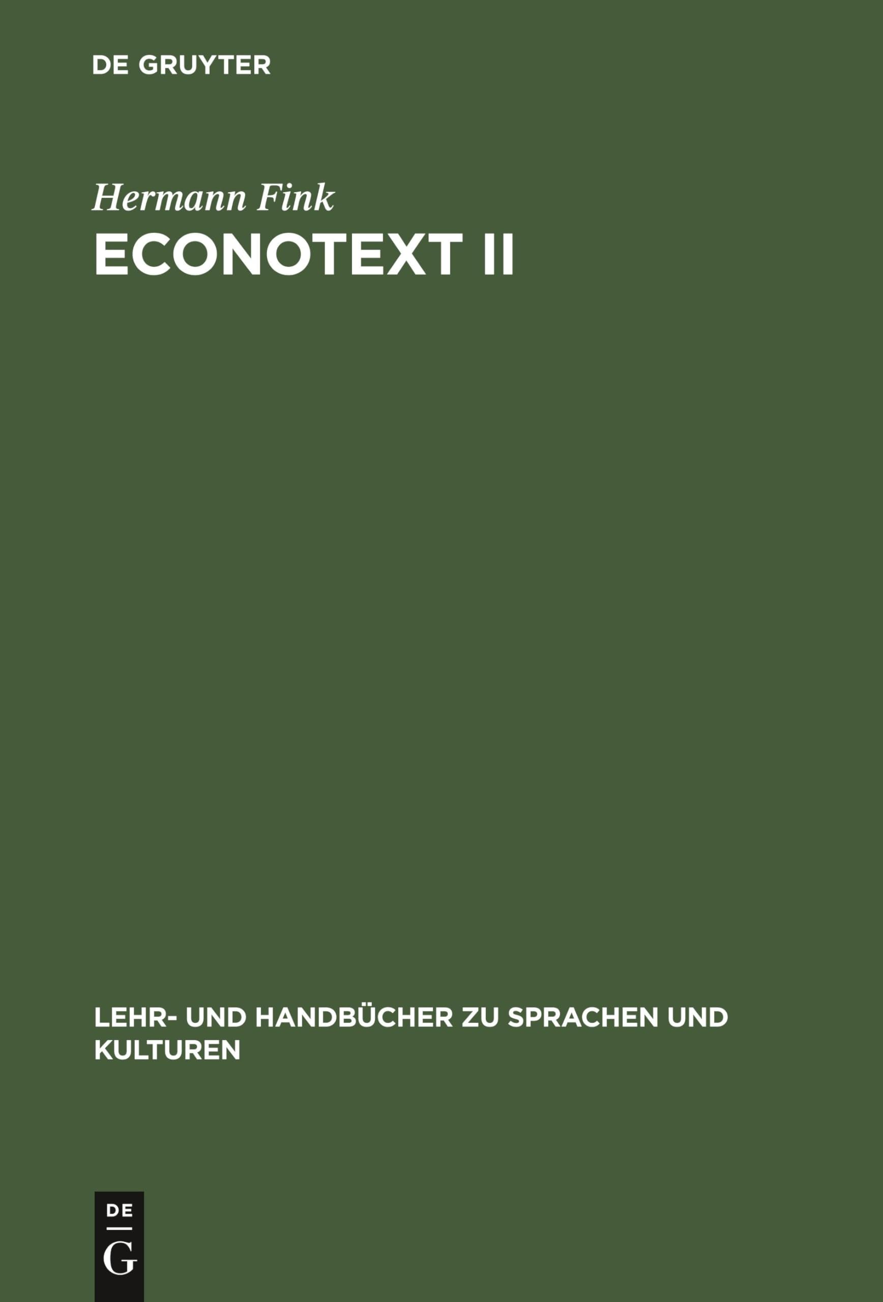 EconoTexts, Bd.2: A Collection of Indroductory Economic Texts (Lehr- und Handbücher zu Sprachen und Kulturen, Band 2) Law