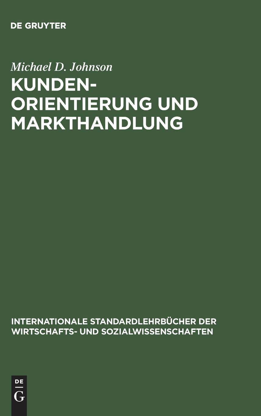 Product Image: Kundenorientierung und Markthandlung
