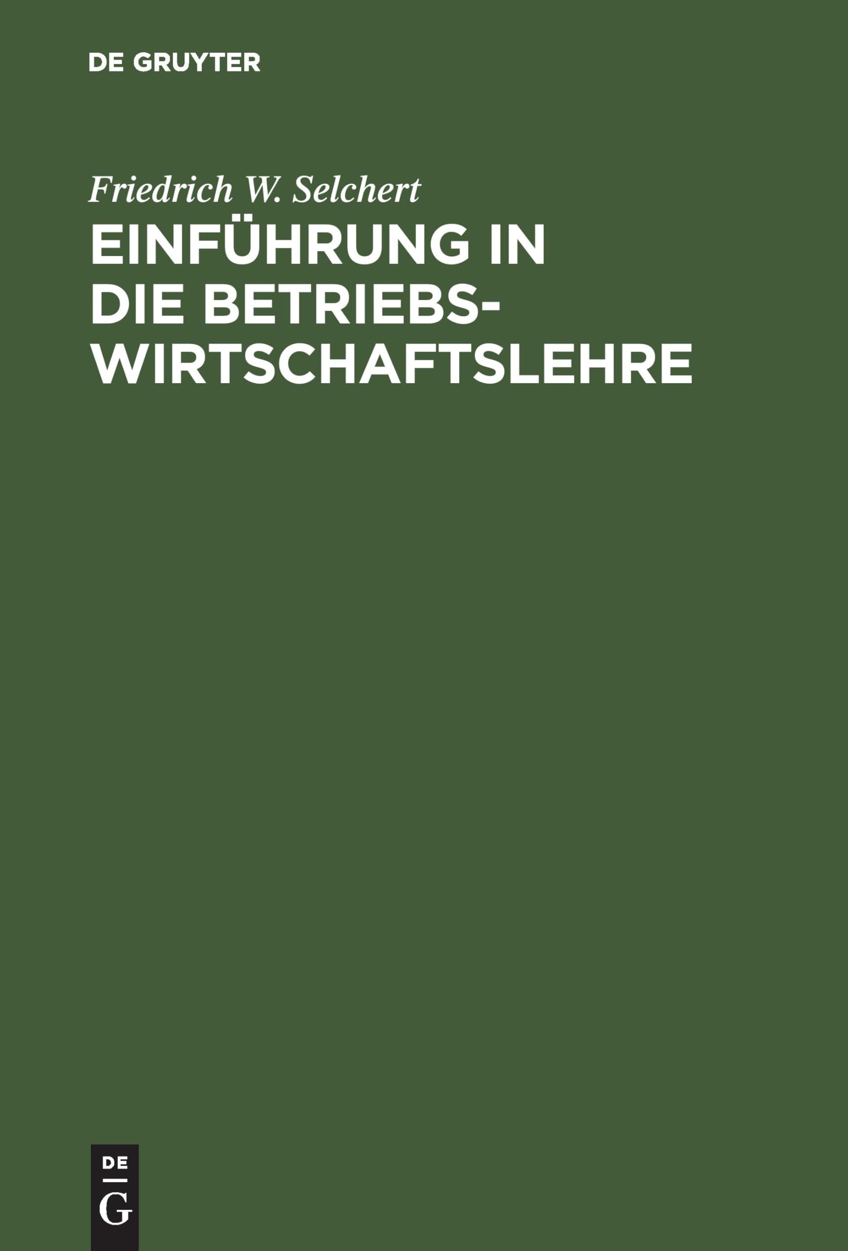Einführung in die Betriebswirtschaftslehre Law