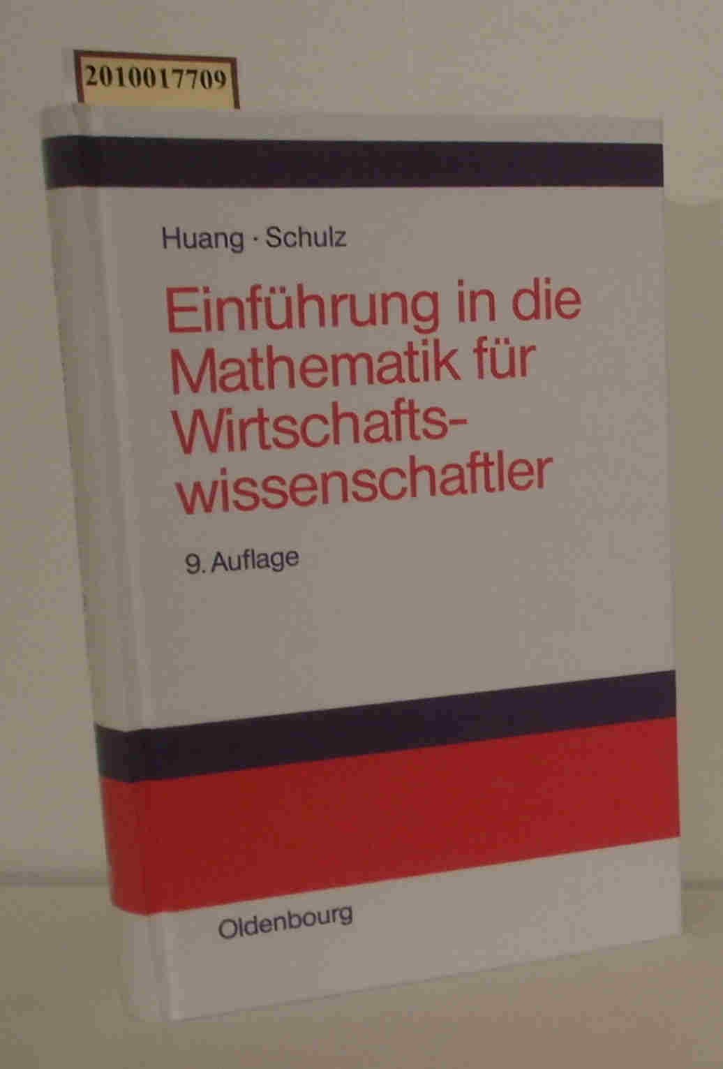 Einführung in die Mathematik für Wirtschaftswissenschaftler Law