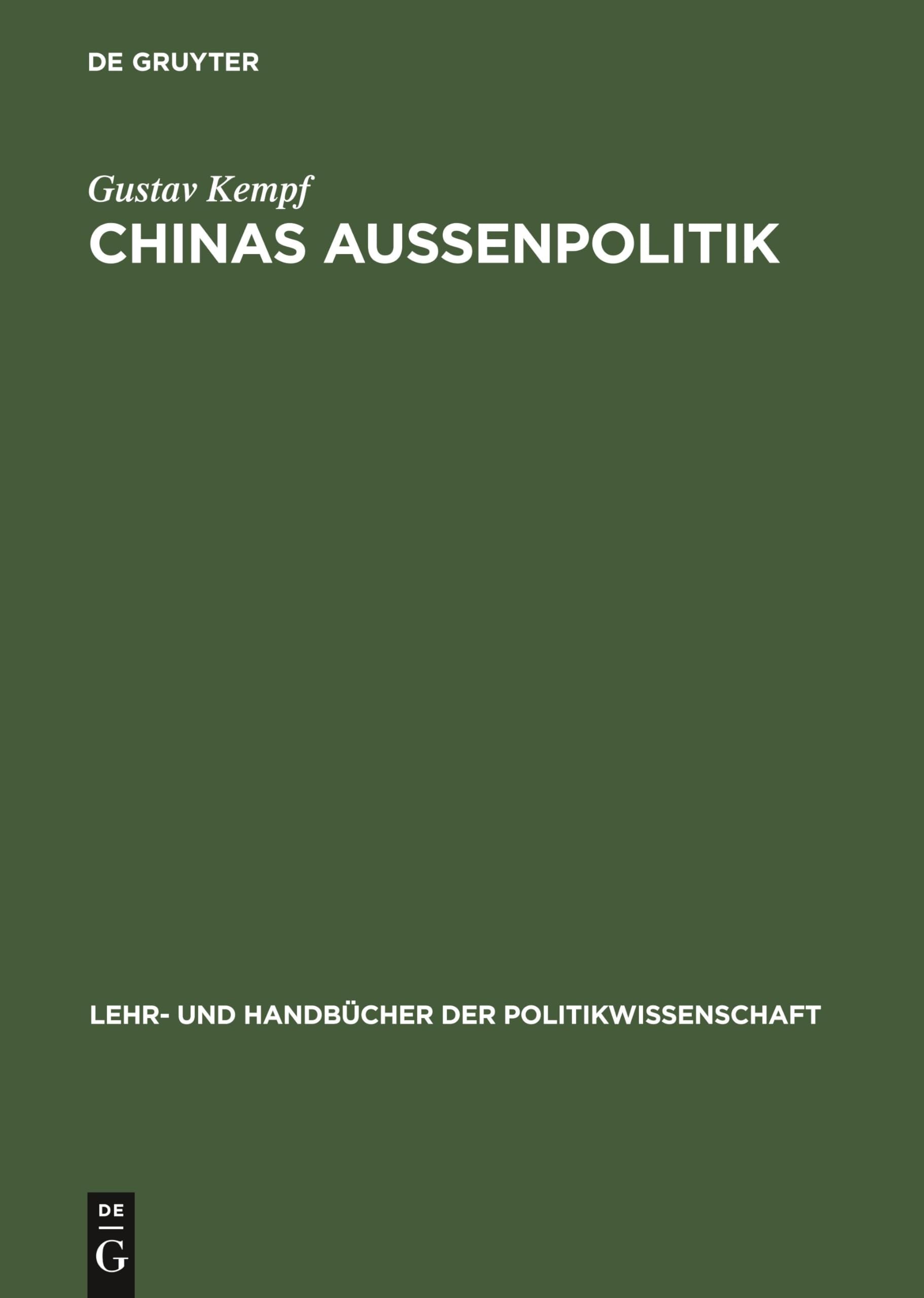 Chinas Außenpolitik Law Books