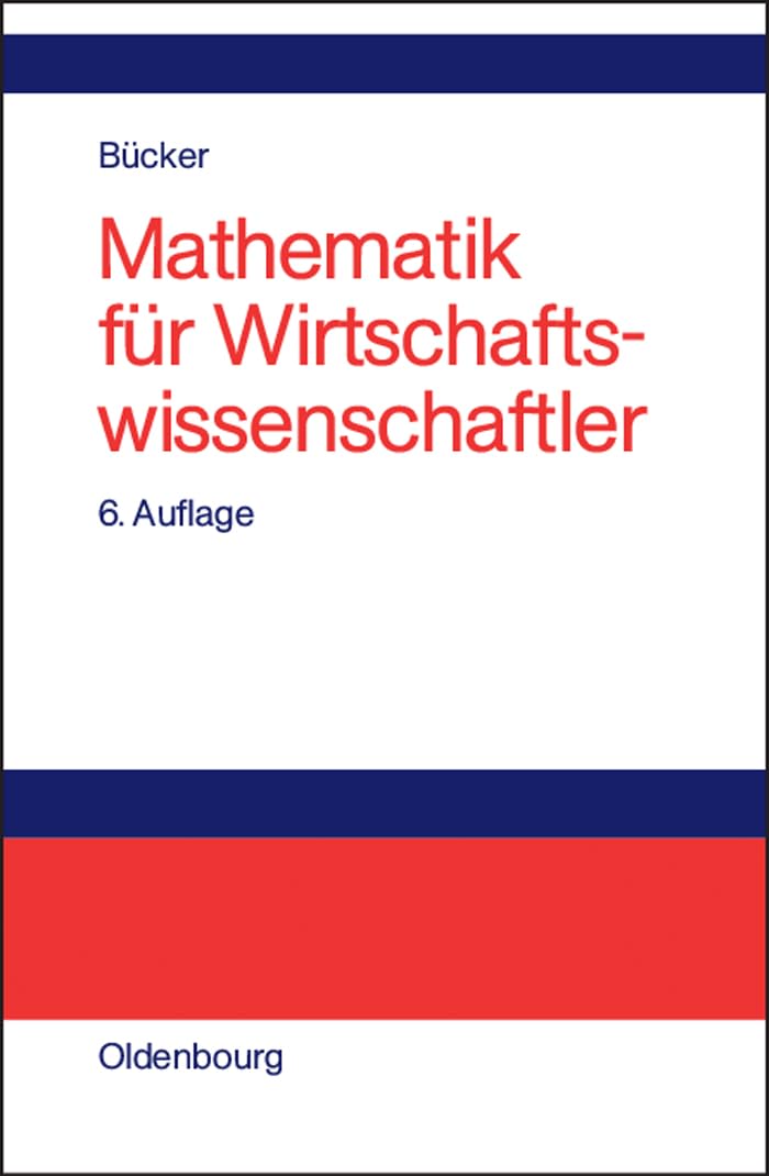 Mathematik für Wirtschaftswissenschaftler book