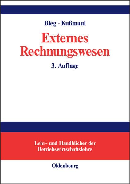 Externes Rechnungswesen Law Books