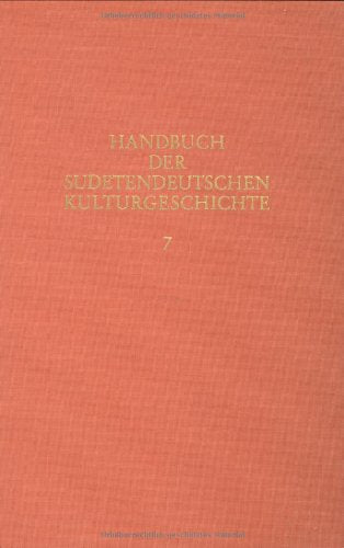 Handbuch der Sudetendeutschen Kulturgeschichte / Schönhengster Volkskunde General education