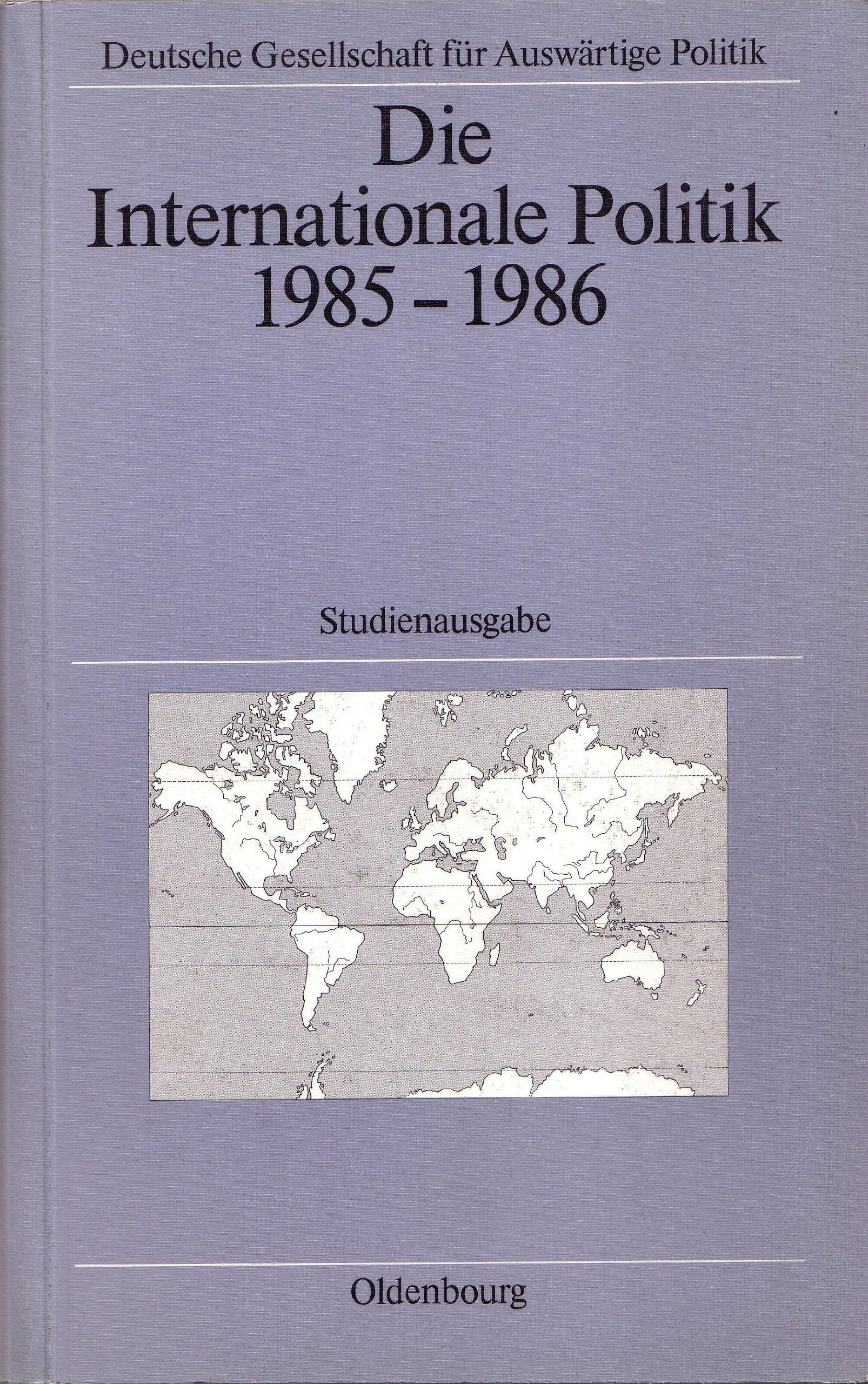 Die Internationale Politik. 1985 - 1986 Law