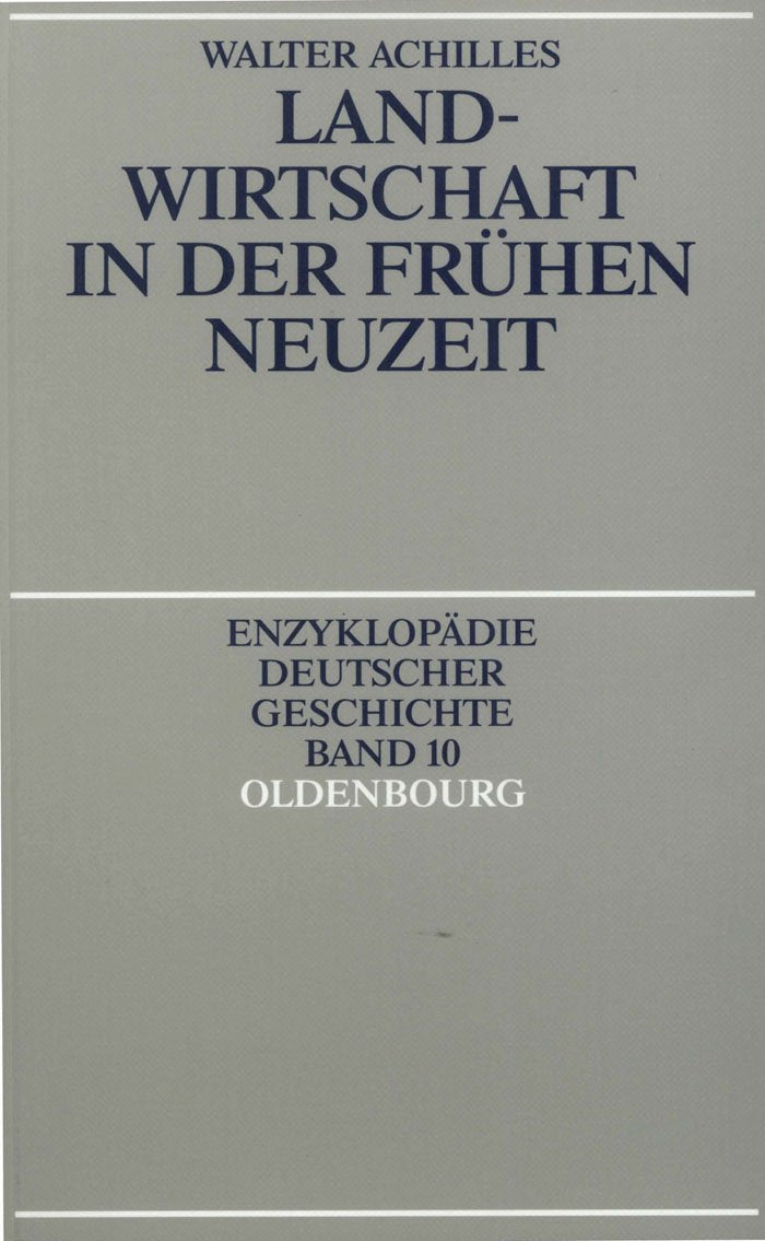 Landwirtschaft in der Frühen Neuzeit Business, Finance & Career