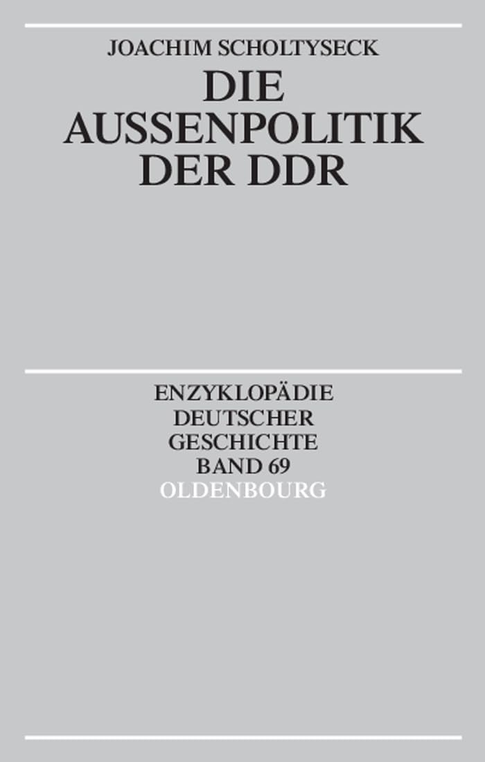 Die Außenpolitik der DDR Learning & Reference
