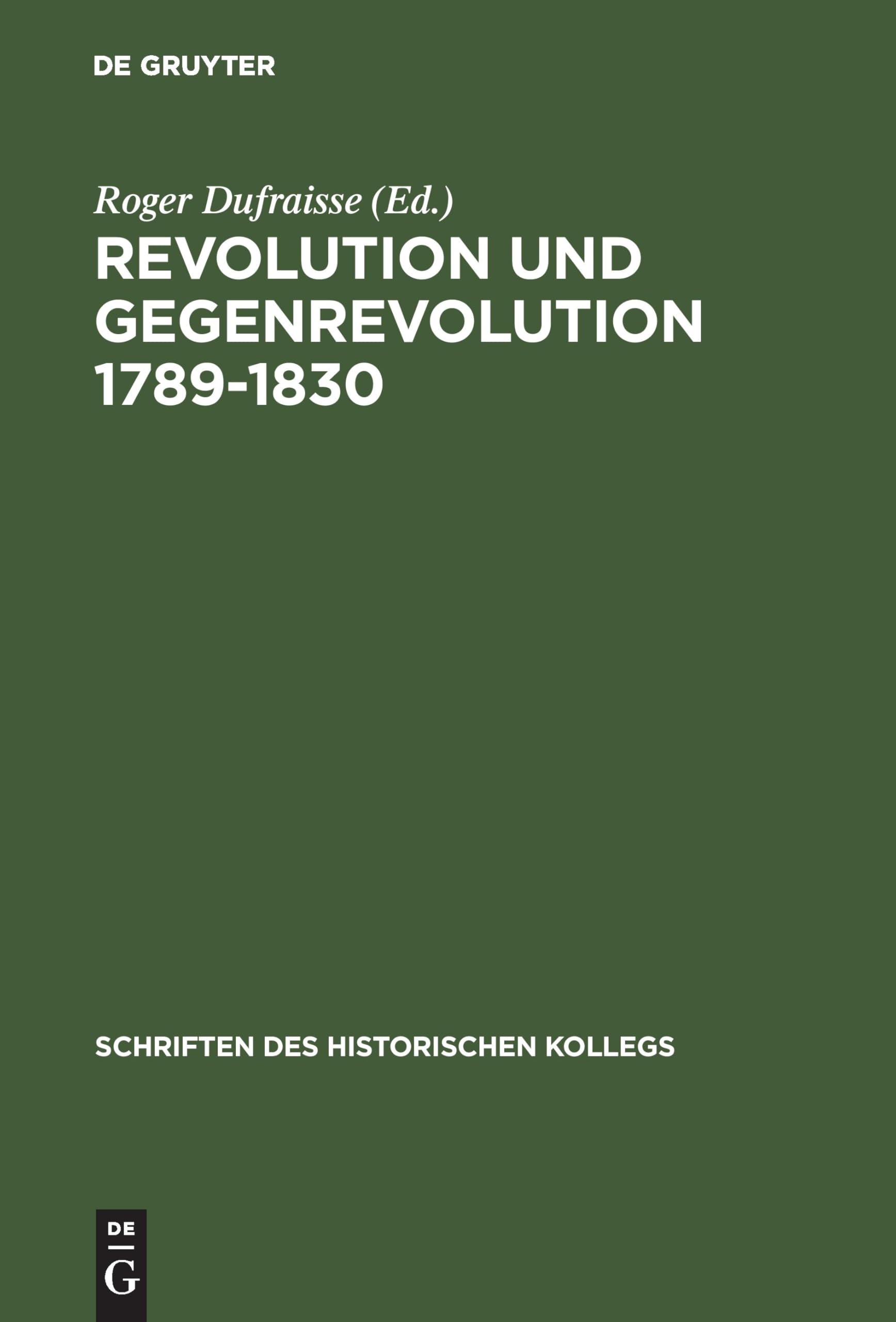 Revolution und Gegenrevolution 1789-1830 book