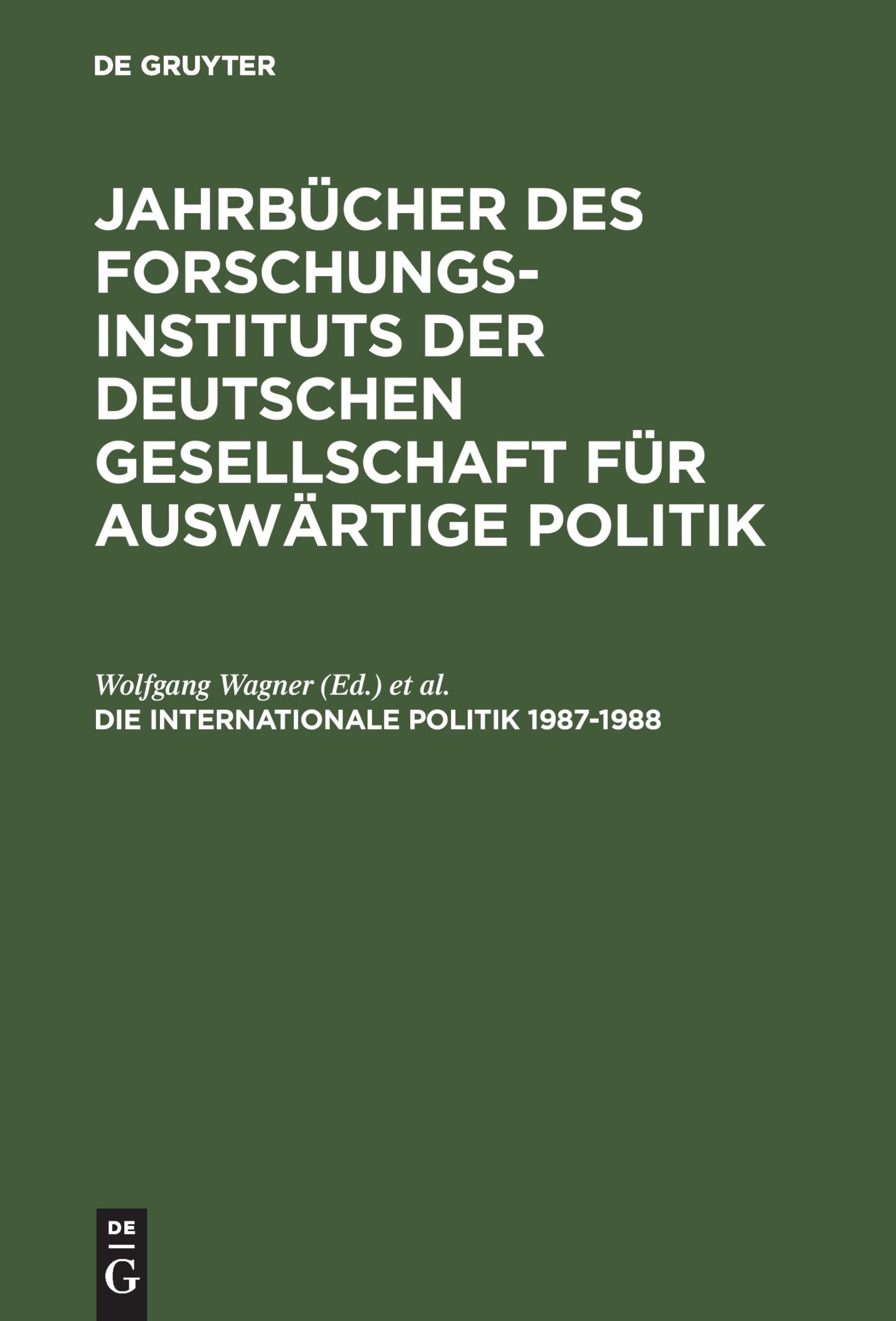 Die Internationale Politik 1987–1988 (Jahrbuch internationale Politik) Law