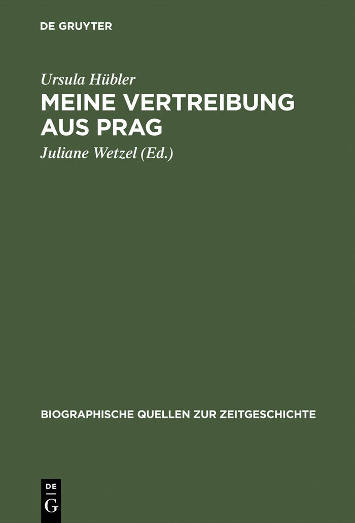 Meine Vertreibung aus Prag German history