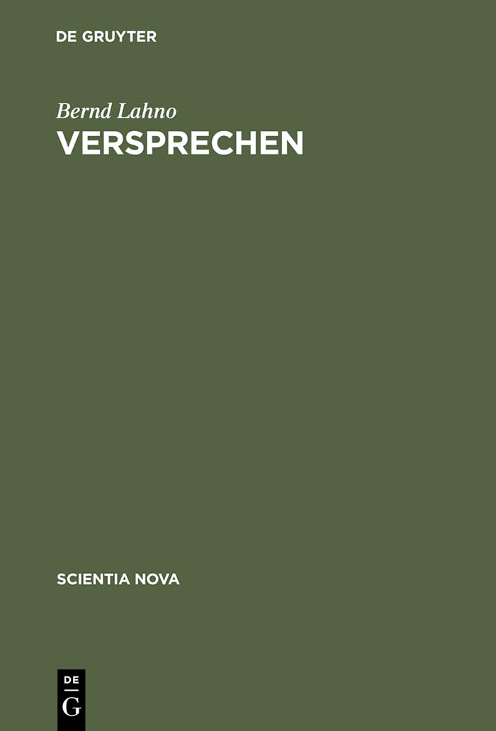 Versprechen: Überlegungen zu einer künstlichen Tugend (Scientia Nova) Philosophy