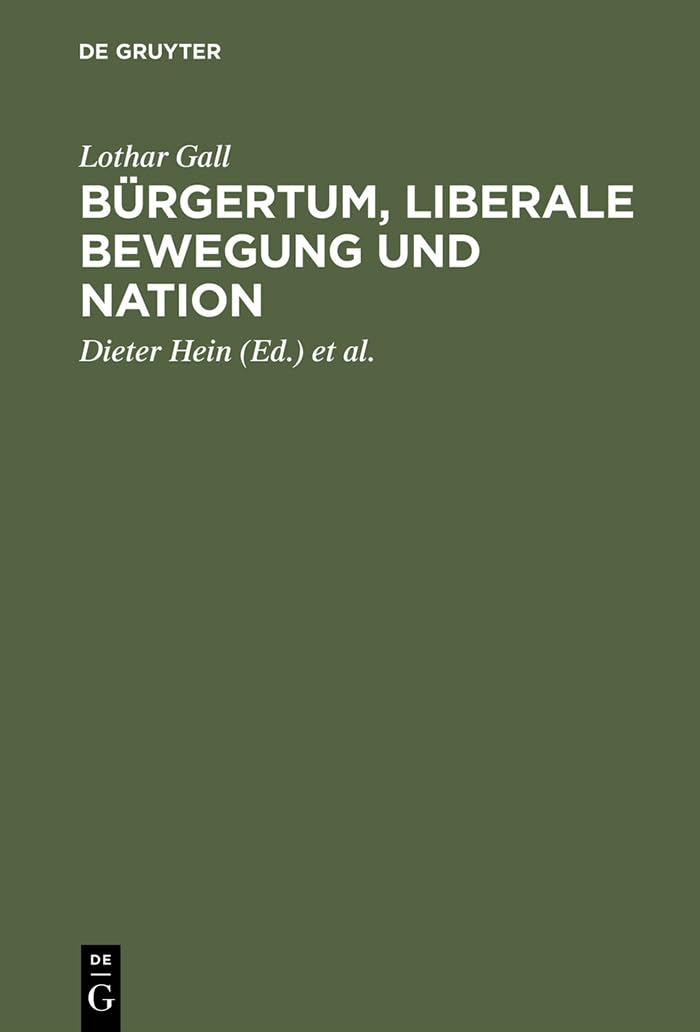 Bürgertum, liberale Bewegung und Nation: Ausgewählte Aufsätze Politics & History