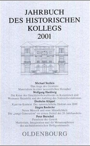 2001 (Jahrbuch des Historischen Kollegs) Books