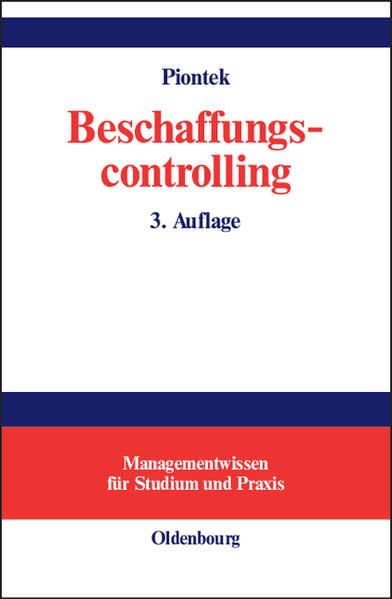 Beschaffungscontrolling (Managementwissen für Studium und Praxis) Law