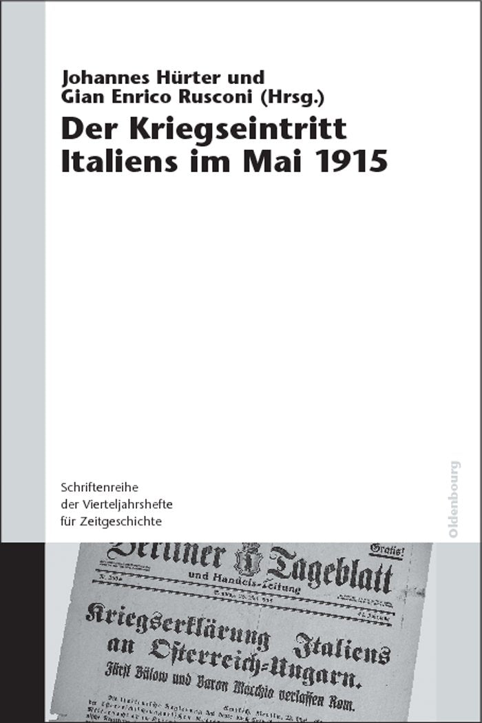 Der Kriegseintritt Italiens im Mai 1915 Foreign Languages ​​& Dictionaries
