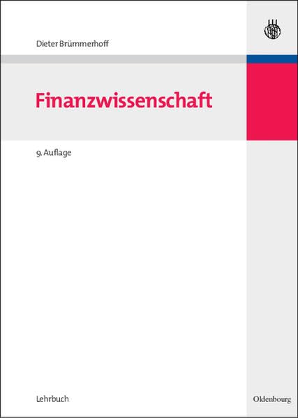 Finanzwissenschaft (Oldenbourgs Lehr- und Handbücher der Wirtschafts- und Sozialwissenschaften) Law