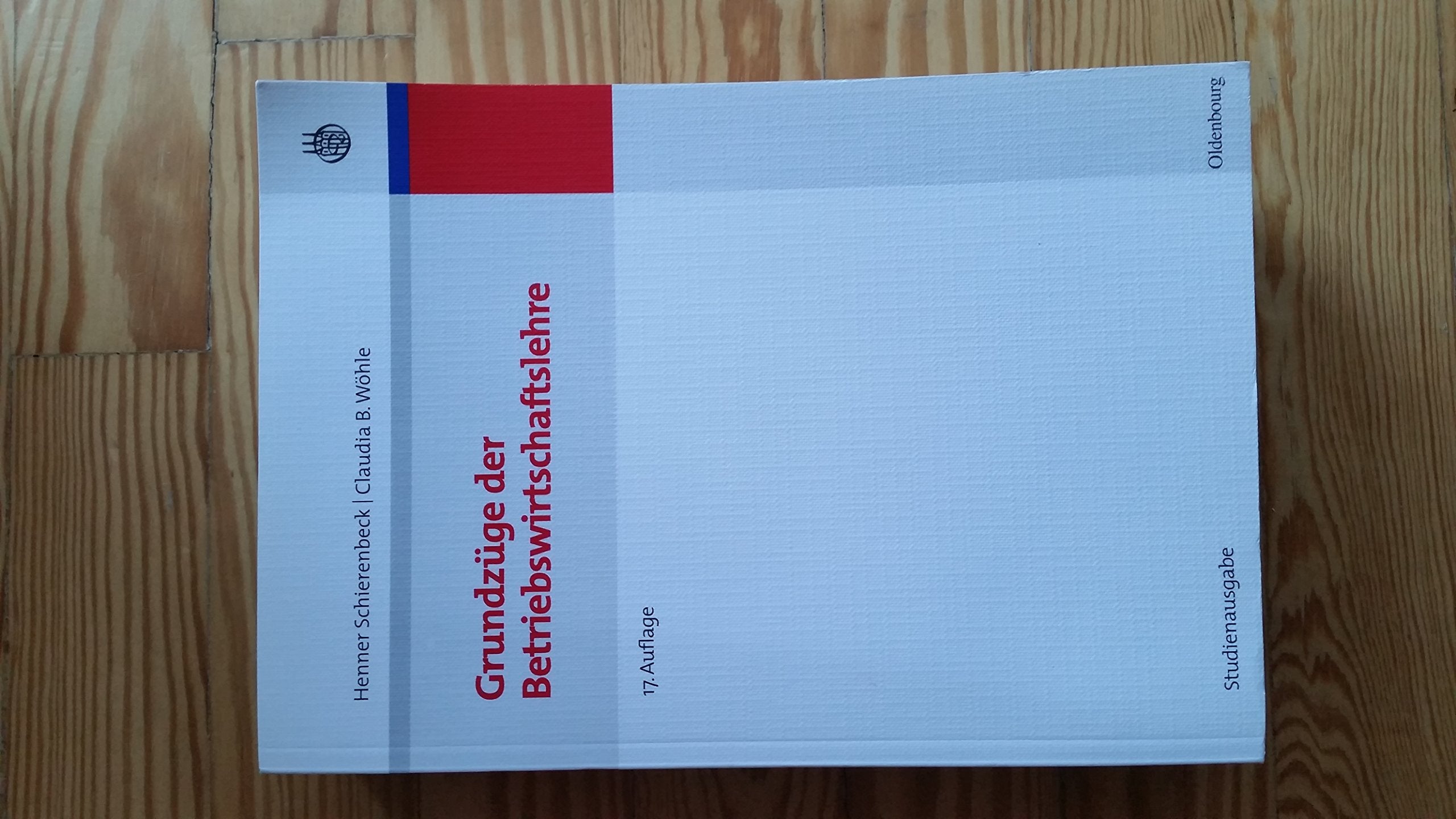 Grundzüge der Betriebswirtschaftslehre: Studienausgabe Law