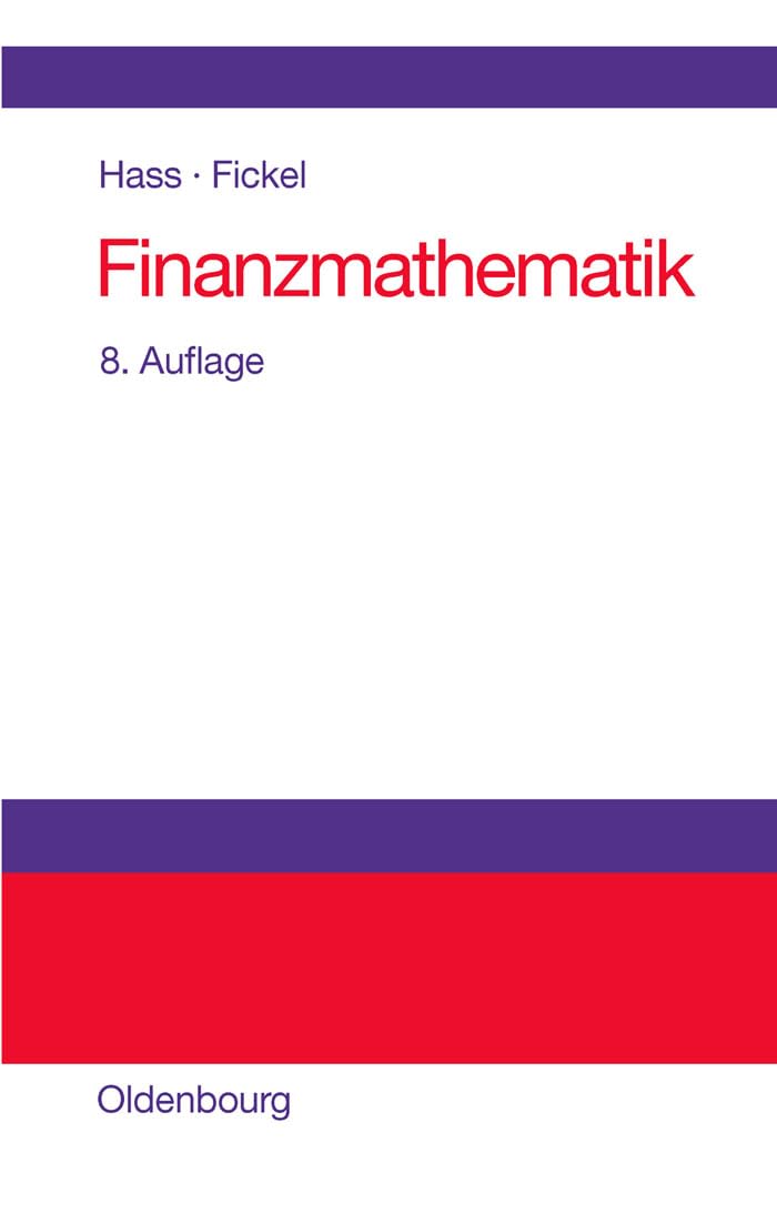 Finanzmathematik Law Books