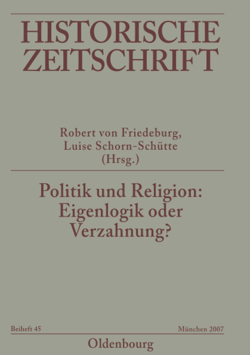 Politik und Religion: Eigenlogik oder Verzahnung? Philosophy Books