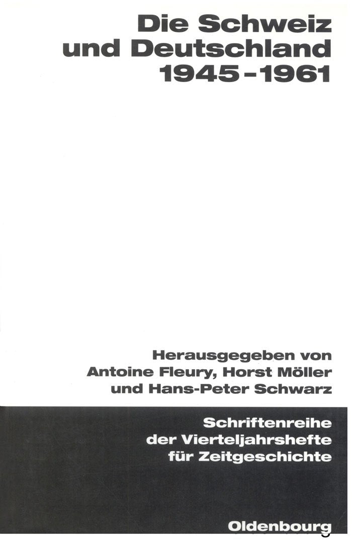 Die Schweiz und Deutschland 1945-1961 Reference Books