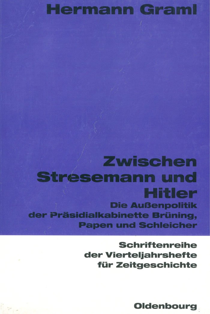 Zwischen Stresemann und Hitler Social Sciences