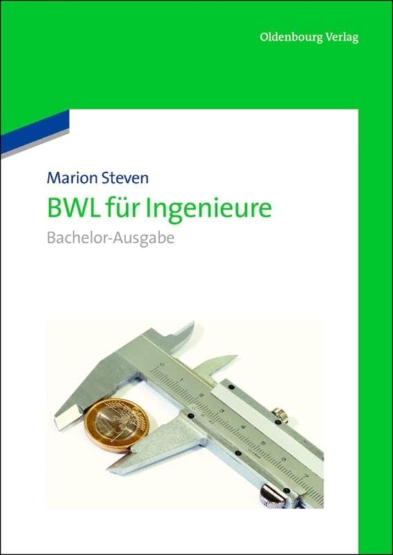 BWL für Ingenieure Business, Finance & Career