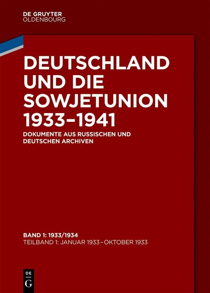 1933/1934 (Deutschland und die Sowjetunion 1933–1941) German history