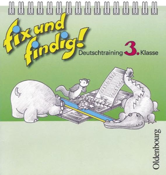 Fix und findig! neue Rechtschreibung, Deutschtraining für die 3. Klasse Study Guides