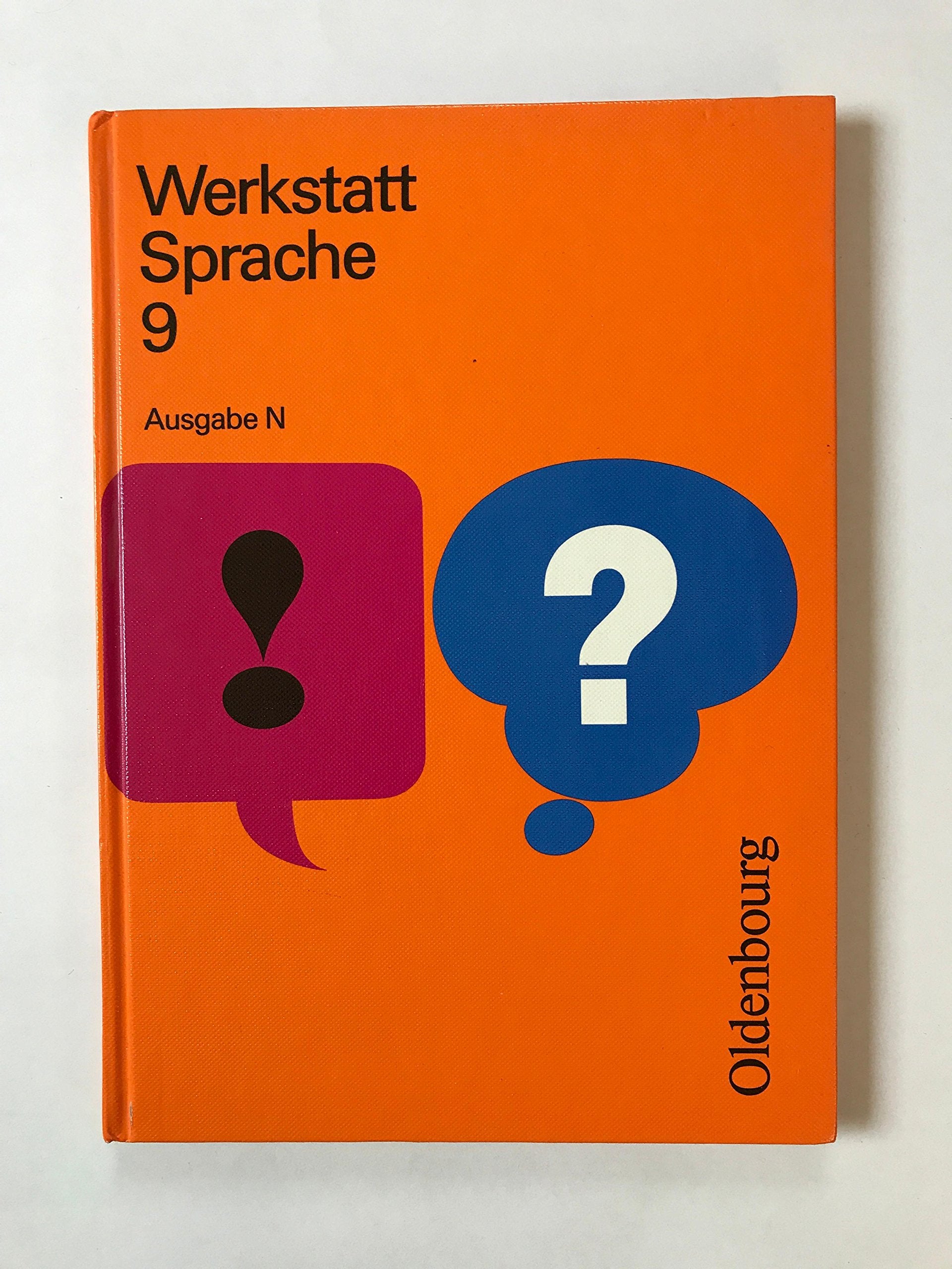 Werkstatt Sprache, Ausgabe N, Bd.9, 9. Schuljahr Study Guides