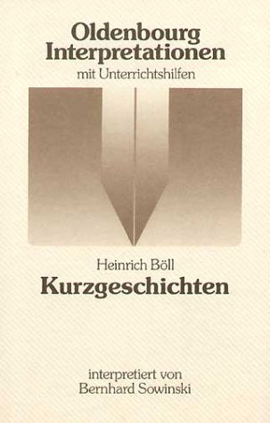 Oldenbourg Interpretationen, Bd.3, Kurzgeschichten Study Guides