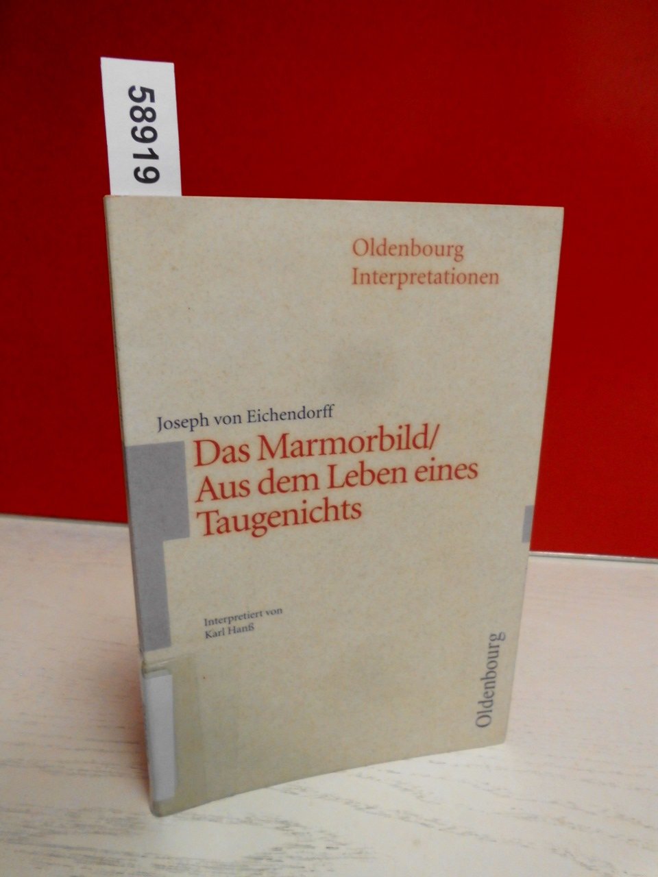Oldenbourg Interpretationen, Bd.10, Das Marmorbild Study Guides