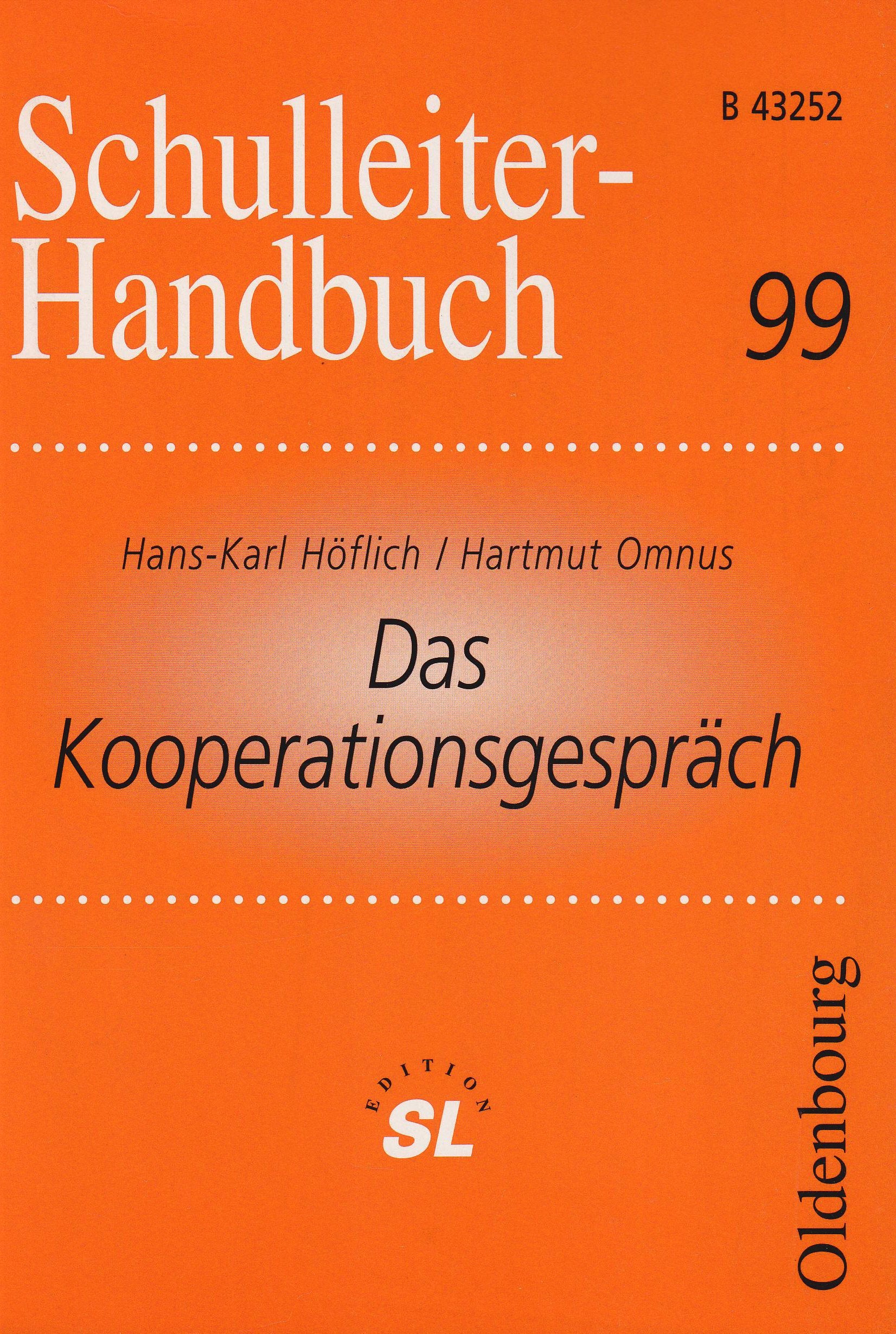 Schulmanagement (SMHB). Das Nachschlagewerk im Bereich der Schulleitung / Das Kooperationsgespräch Law