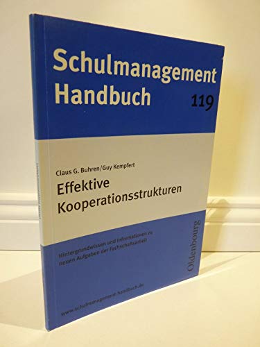Schulmanagement-Handbuch: Effektive Kooperationsstrukturen: Bd 119 (Livre en allemand) book