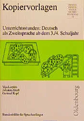 Unterrichtsstunden, Deutsch als Zweitsprache, Im 3./4. Schuljahr Education & Training