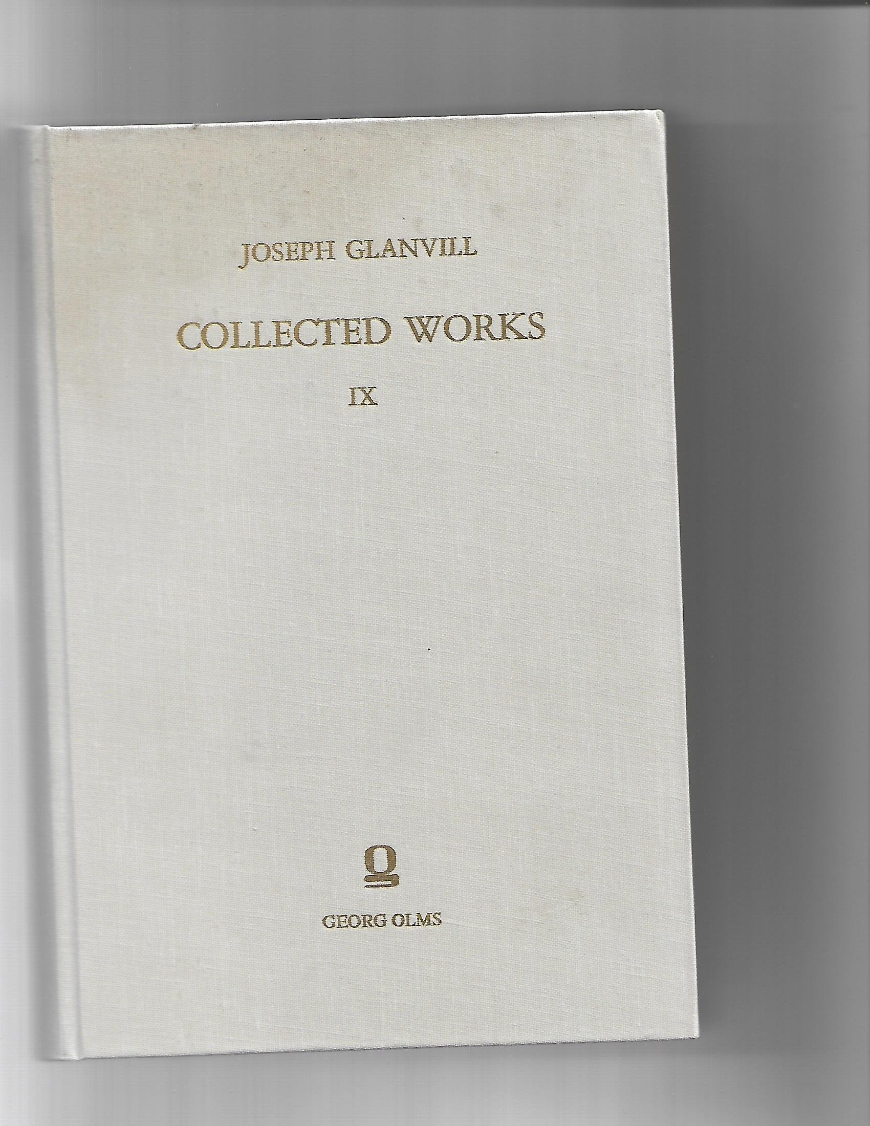 Jane Glanville Selected Works IX Books
