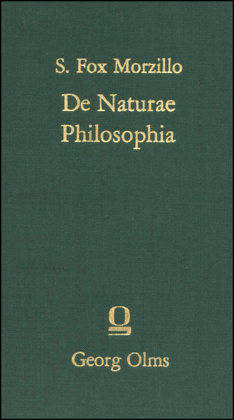 De Naturae Philosophia seu de Platonis et Aristotelis consensione. Libri V. Books