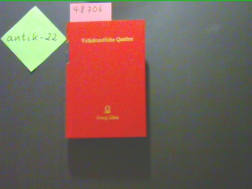 Volkstümliches in Ostpreussen (Volkskundliche Quellen: Reihe V: Sitte und Brauch) Professional & Reference Books
