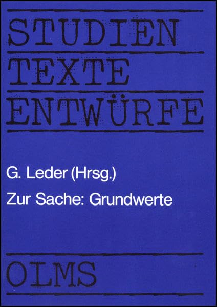 Zur Sache: Grundwerte (Hildesheimer Beiträge zu den Erziehungs- und Sozialwissenschaften) Books