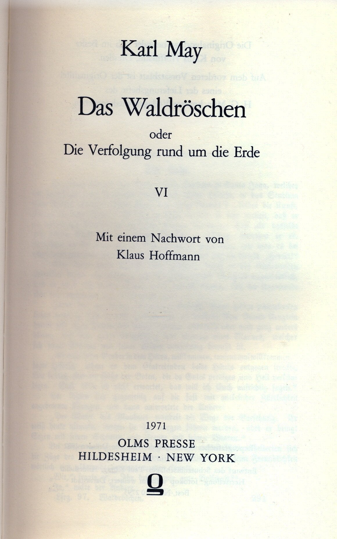 Das Waldröschen Band 1-6 (Die Verfolgung rund um die Erde) Books