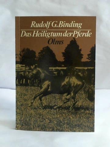 Das Heiligtum der Pferde Books about Pets