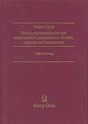 Katalog mathematischer und mathematisch-physikalischer Modelle, Apparate und Instrumente Mathematics