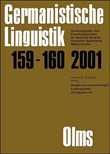 Standardisierung der Lexikoneinträge für ein neues Großes Deutsch-Polnisches und Polnisch-Deutsches , Studien zur zweisprachigen Lexikographie mit Deutsch VII. Herausgegeben von Herbert Ernst Wiegand. Books