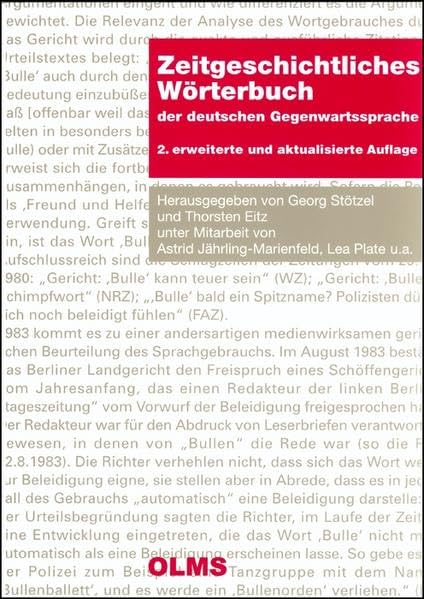 Zeitgeschichtliches Wörterbuch der deutschen Gegenwartssprache Social Sciences
